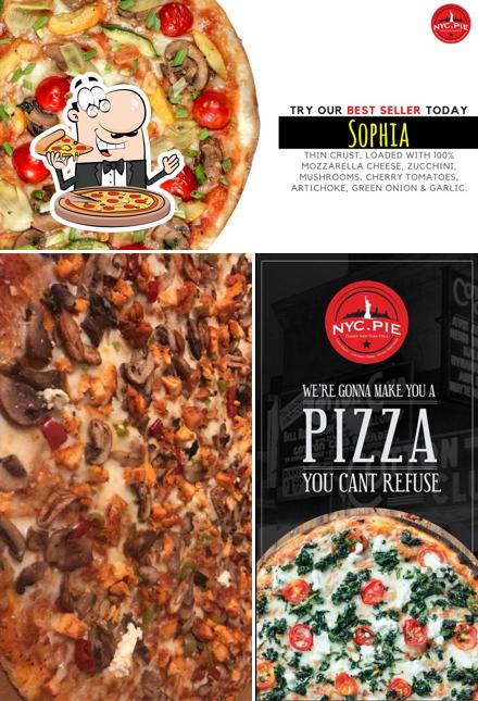 Try out pizza at NYC.PIE