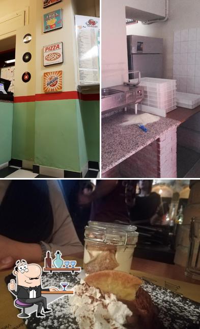 Gli interni di Pizzeria da Ivan