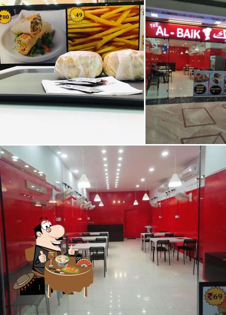 The image of The albaik’s food and interior