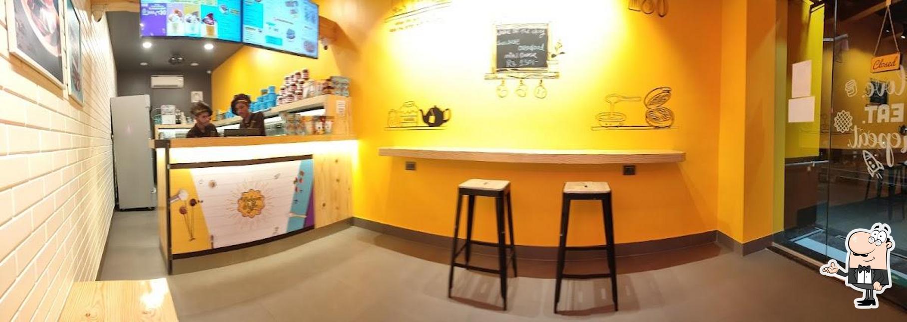 The interior of The Belgian Waffle Co