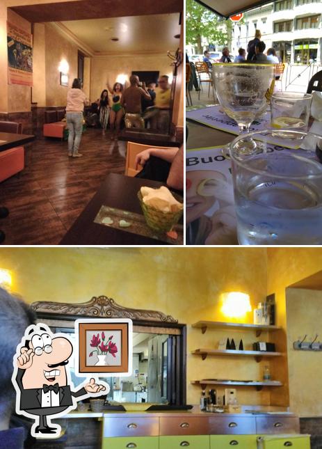 Gli interni di Cafè Central