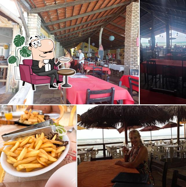 O interior do Restaurante Casarão