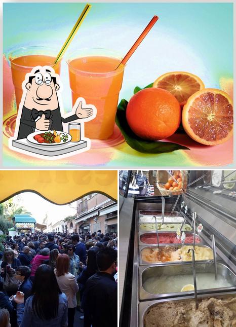 La immagine della cibo e interni di Gelatissimo Taormina