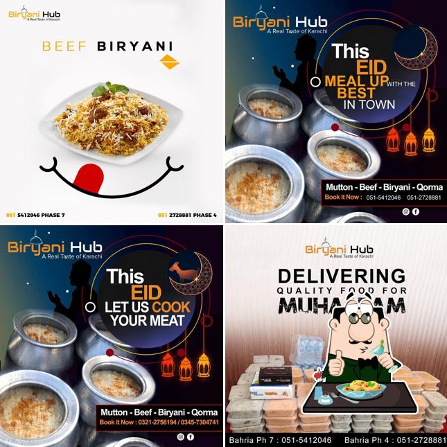 Food at Biryani Hub