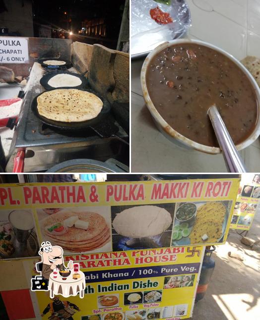 Food at Krishna Punjabi Paratha House
