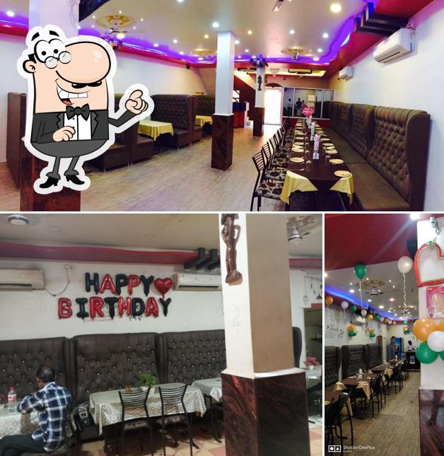 The interior of Milap family restaurant
