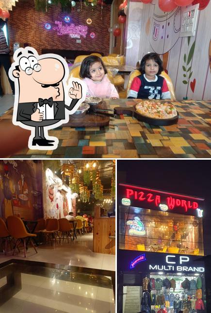 Look at this image of Pizza world