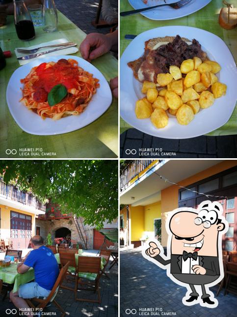 Dai un’occhiata alla foto che presenta la interni e cibo di Kmetija Pr' Birtovih
