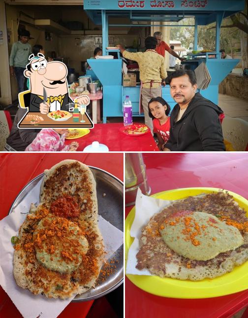 Ramesh Dosa Centre is distinguished by food and dining table