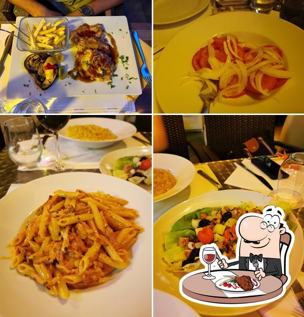 Prenditi i piatti di carne a Ristorante dal Gallo
