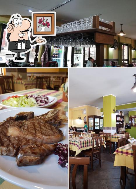 Gli interni di Trattoria 54 (da Felice)