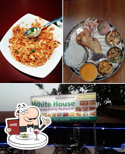 Food at White House nature Inn family restaurant n bar poriem