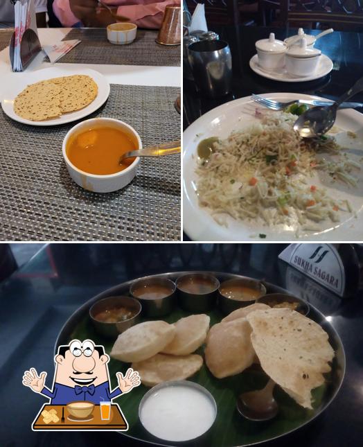 Food at Sukha Sagara Pure Vegetarian Restaurant
