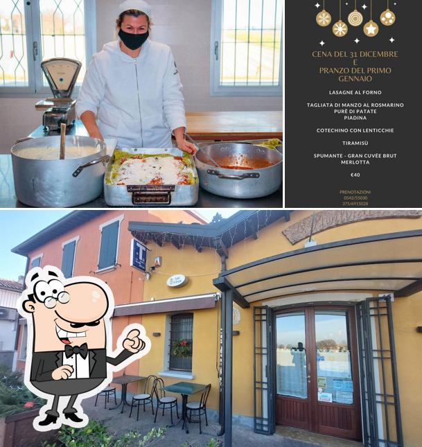 Gli interni di Trattoria la Sterlina