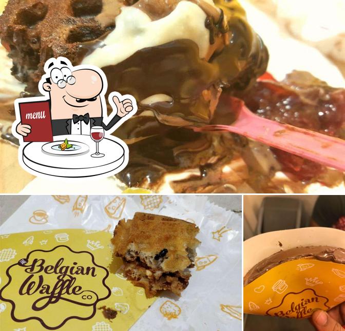 Food at The Belgian Waffle Co