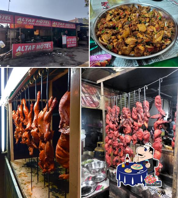 Get seafood at Altaf Hotel