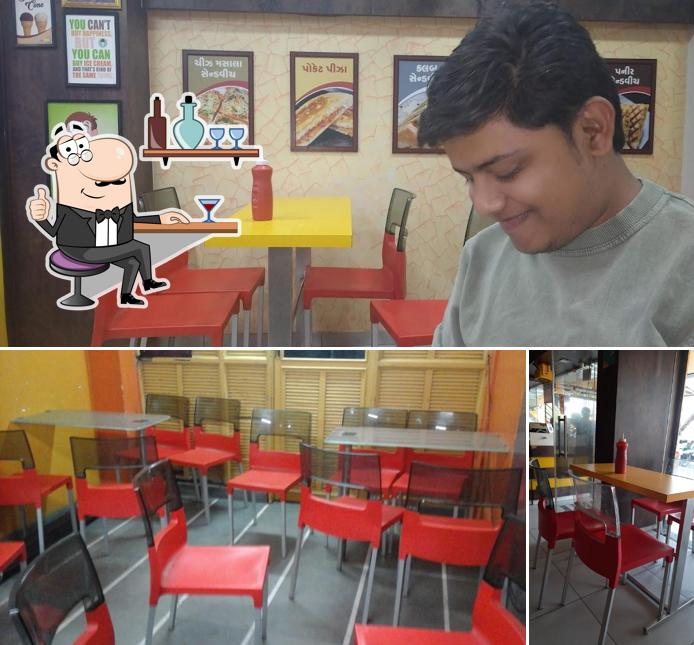 The interior of Gopal Icecream and snacksbar