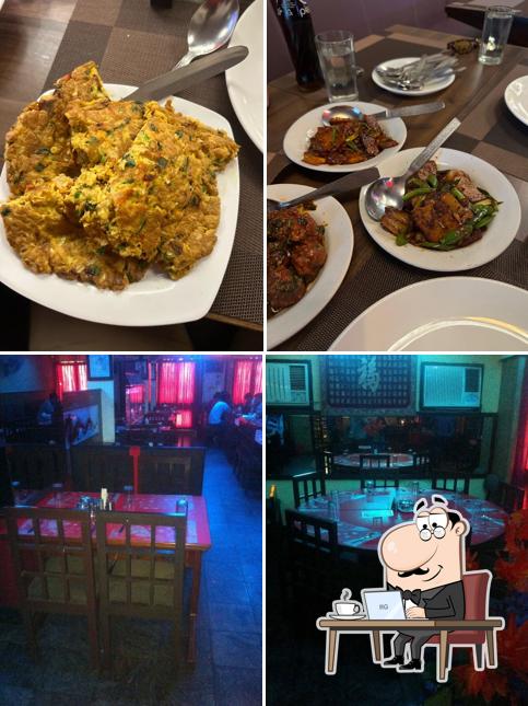 Take a seat at one of the tables at Hao Ming