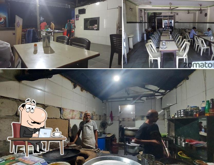 Check out how Old Green Tandoori Dhaba looks inside