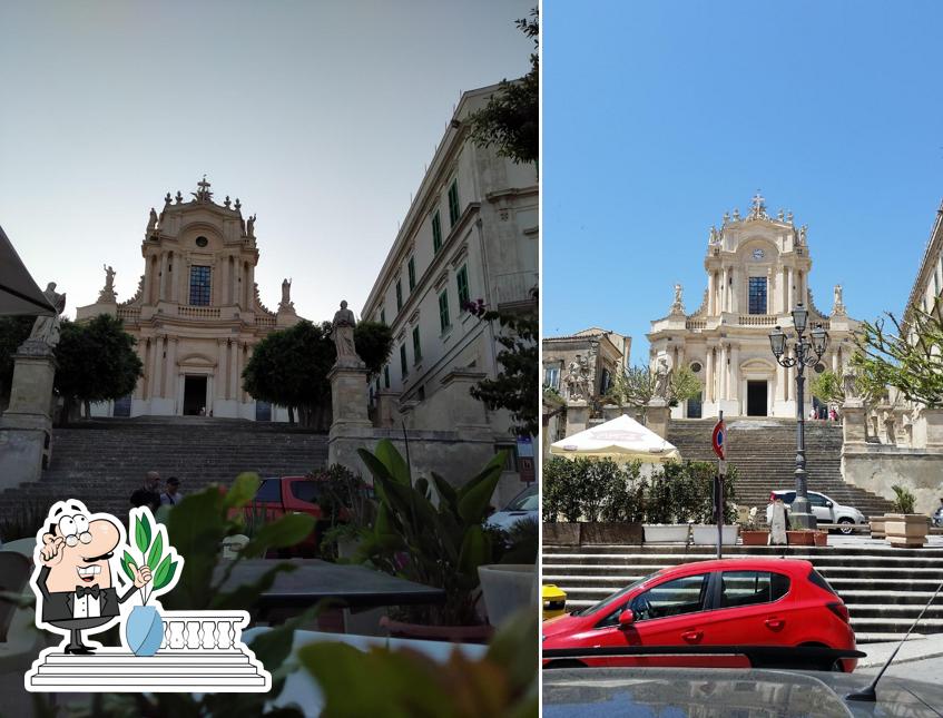 Goditi la vista dagli esterni di Pizzeria Mille e una notte
