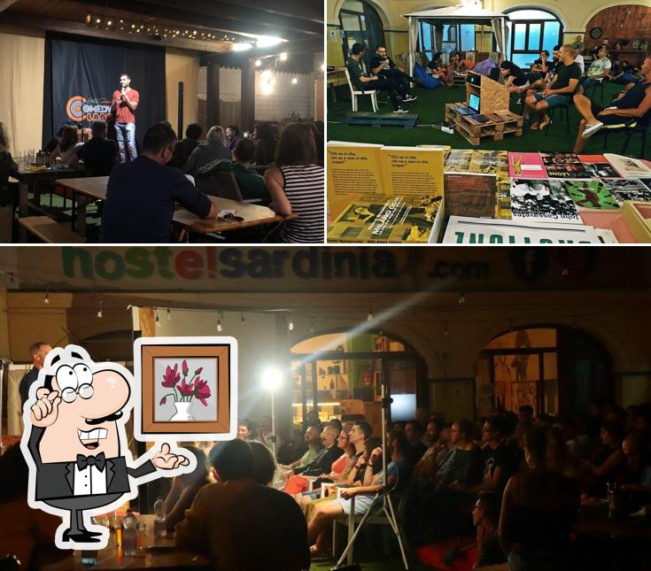 Gli interni di The Hostel Bar