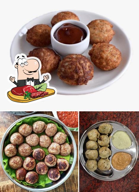 Order meat meals at Bubbly Appe
