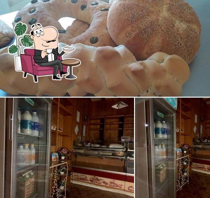Questa è la foto che raffigura la interni e cibo di Il Forno Franchina