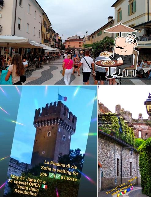 Goditi la vista dall'area esterna di La Piadina di Zia Sofia