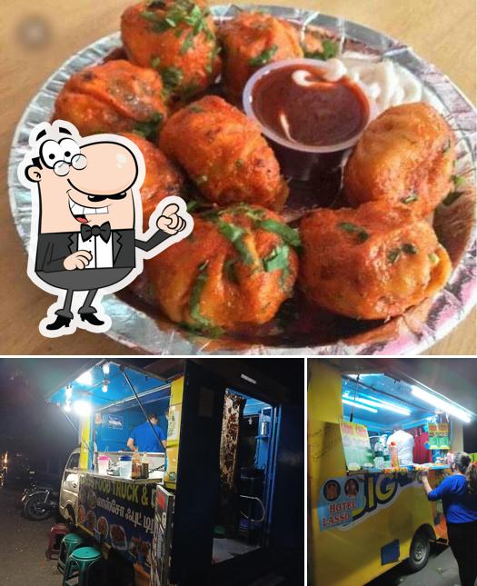 Among various things one can find exterior and interior at Lasso Food Truck