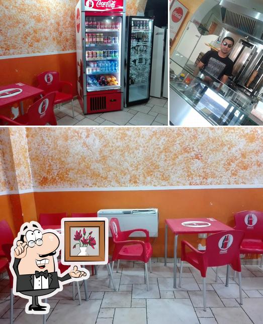 Gli interni di Matelica Kebab