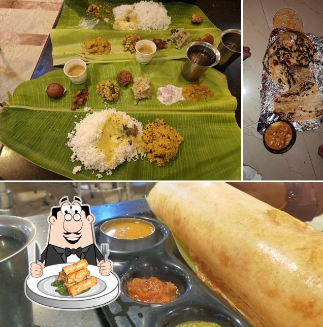 Spring rolls at Nellai Saravana Bhava