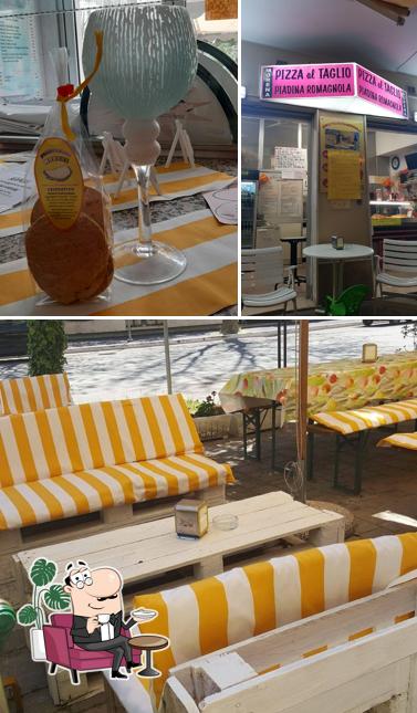 Gli interni di Piadineria Morena