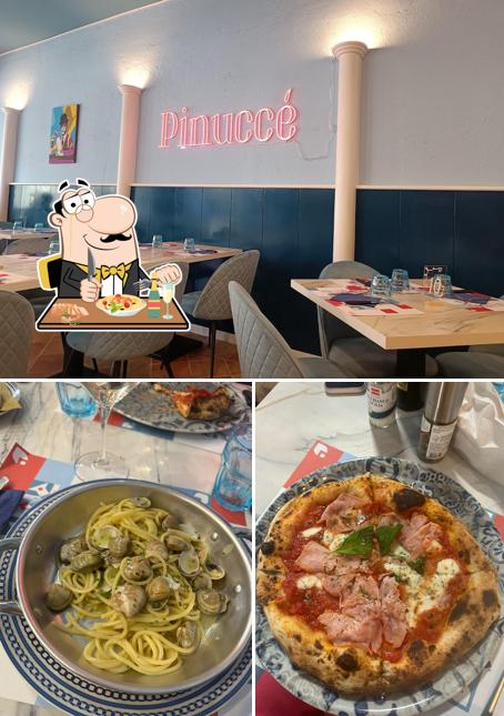 La cibo e interni del ristorante