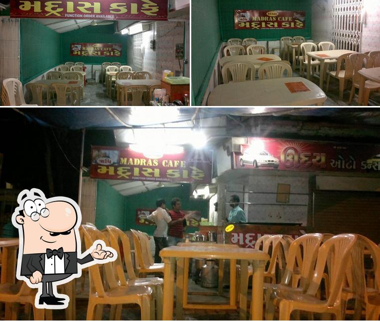 The interior of Madras Cafe
