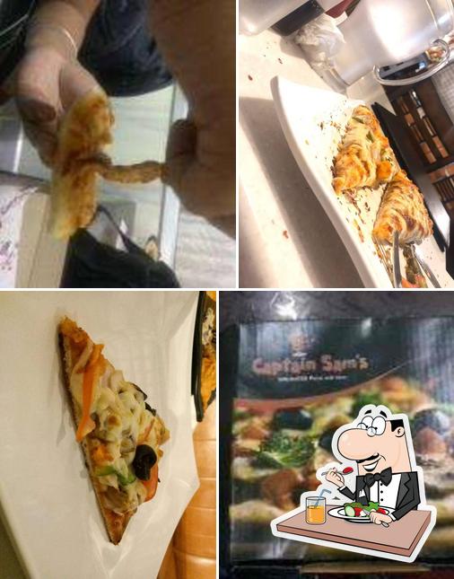 Food at Captain Sam's Pizza