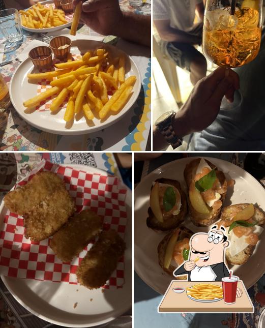 Patatine fritte al Supersantos Soul Beer