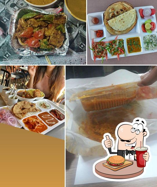 Order a burger at Thali Delights