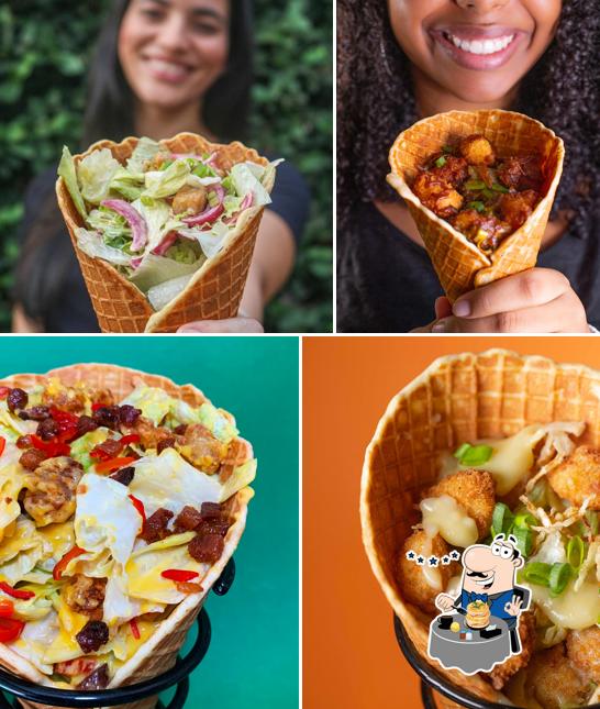 Comida em Sr Waffle