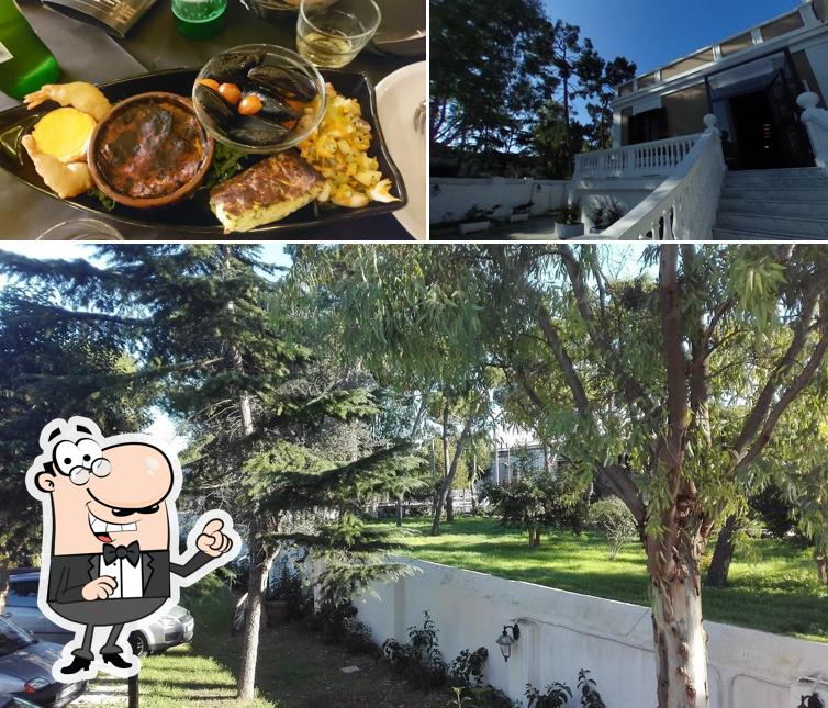 Tra le diverse cose da Villa Dei Sapori si possono trovare la esterno e cibo