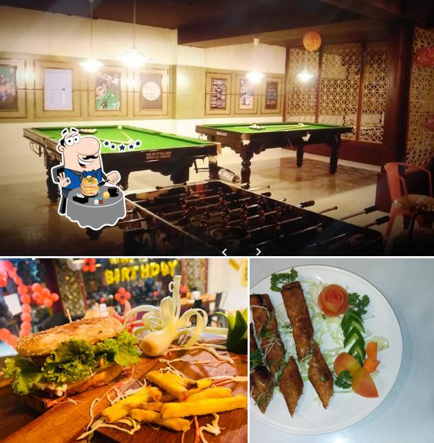 The photo of Sportz Cafe and Restaurant - Restourent in alwar kids Zone Sportz Cafe’s food and interior