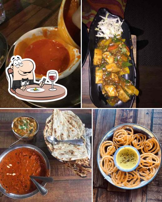 Food at The Kinara Village Dhaba