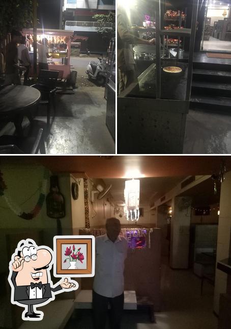 The interior of Mahakali sweets & kitchen