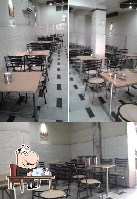 The interior of Krishan's New Corner Restaurant