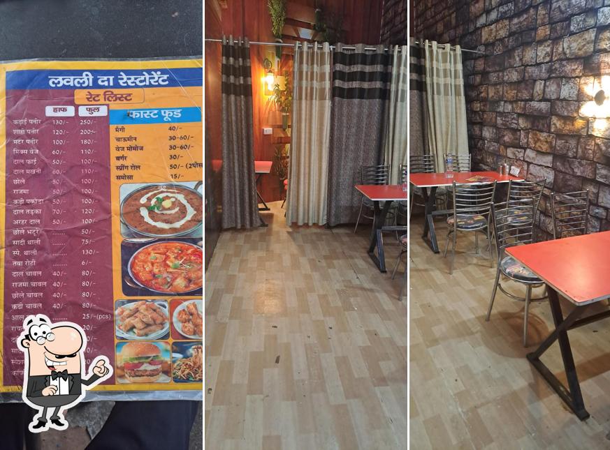 The interior of Lovely The Restaurant