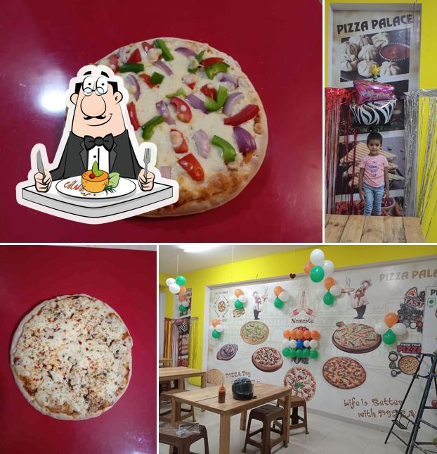 Food at Pizza Palace