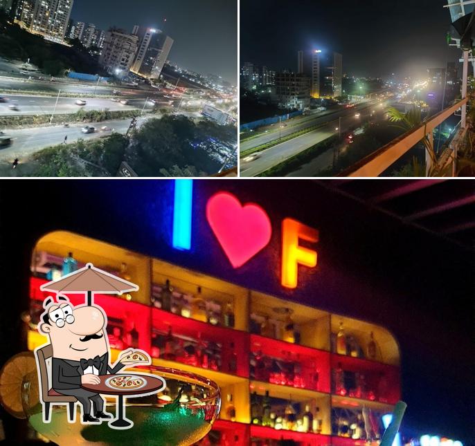 Check out how Ice N Fire Sky Lounge. Rooftop Restaurant and Club looks outside