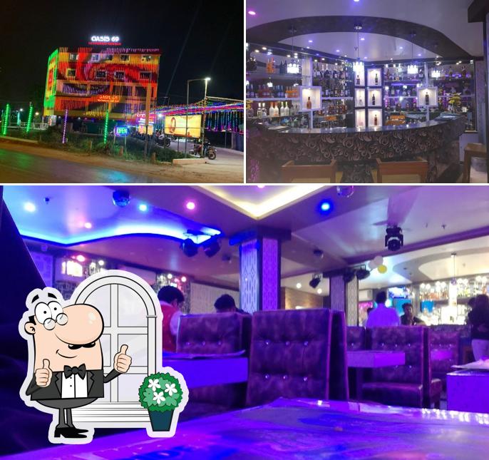 The exterior of Oasis 69 Restaurant Cum Bar
