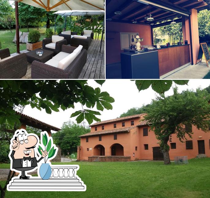 Puoi goderti l'aria fresca dal dehors di Enoteca e Locanda Borgo Colmello