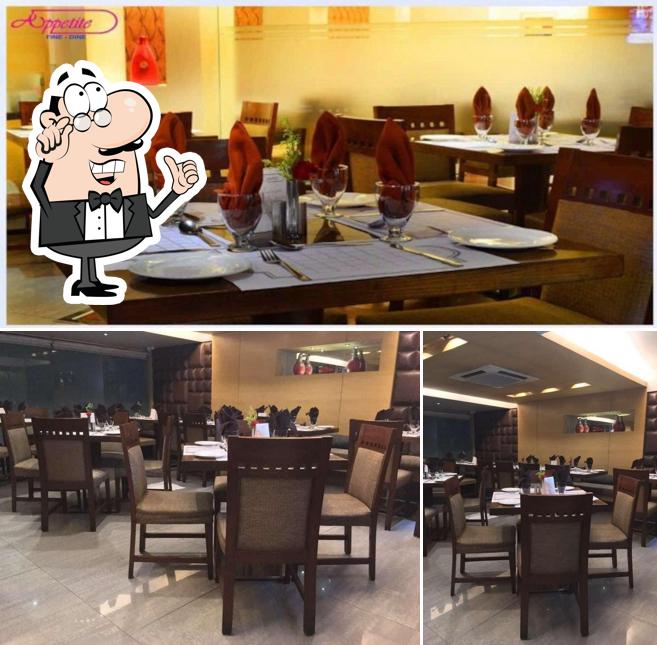 The interior of Appetite Fine Dine