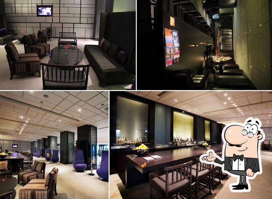 The interior of The Lounge - 24 hr Lounge / Bar in Gurgaon